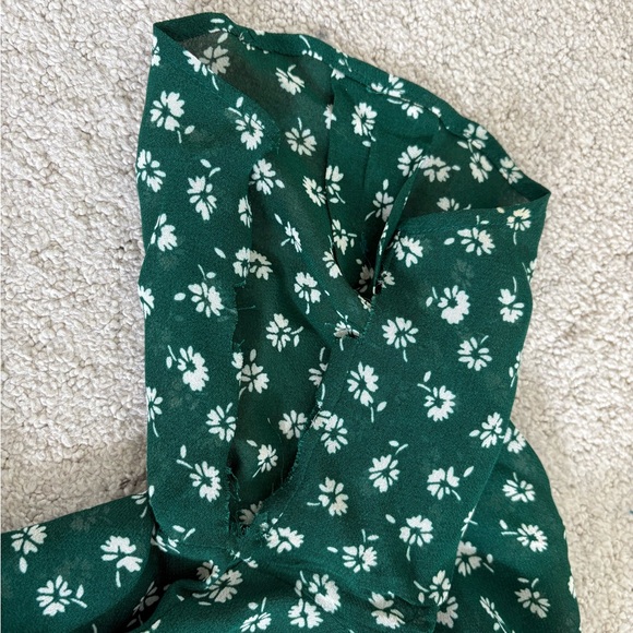 Reformation Lucky Ditsy Floral Wrap Dress Size M - Picture 12 of 13